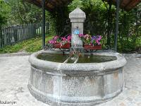 Fontaines, sources et lavoirs  A Fort-Queyras (Hautes Alpes)
