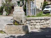 Fontaines, sources et lavoirs  A Saint Geniez (Alpes de Haute Provence)