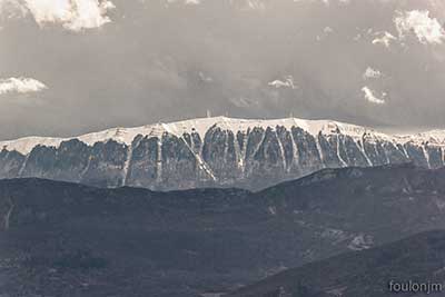 montagne de Lure enneigée
