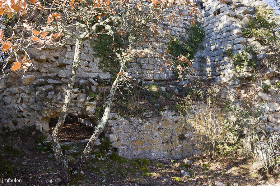carluc-31-2.jpg - En remontant sur la falaise se trouvent les restes de remparts datés du XIIe