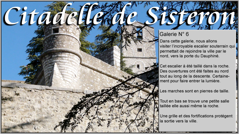 cita-00web.jpg - Citadelle de Sisteron - Escalier souterrain