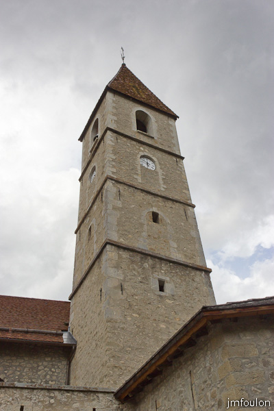 colmars-115.jpg - Colmars-les-Alpes - Clocher de l'église Saint Martin.