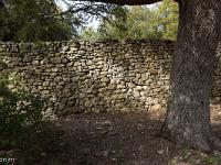 Plateau de Ganagobie  Mur des anciens jardins du monastère