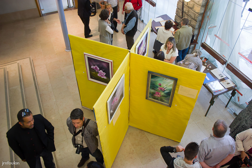 IMG_7476-2.jpg - Vernissage de l'exposition de Martine Saudade et Françoise Navarro  - Sisteron Juin 2014 Mairie de Sisteron