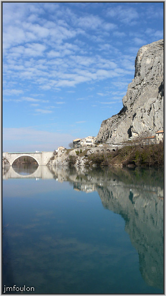 baume-pont-01web.jpg - Sisteron - Durance et Pont de la Baume - Vue depuis la Promenade Louis Javel