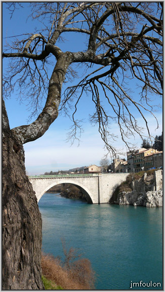 baume-pont-09web.jpg - Sisteron -  Le  Pont de la Baume et la Durance