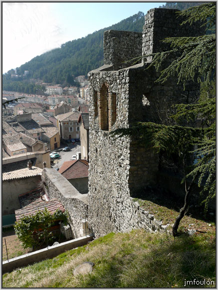 rempart-coste-2web.jpg - Sisteron - Vestiges des Remparts - La Coste. Tour du fort (Est-Intra-muros)