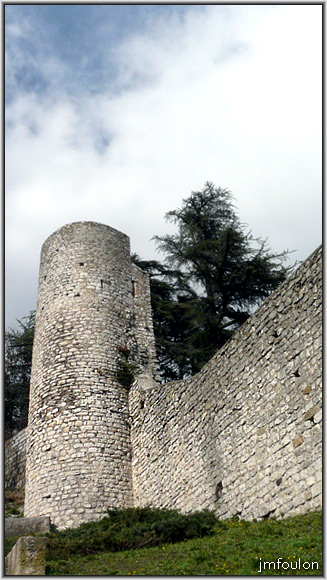 rempart-coste-7web.jpg - Sisteron - Vestiges des Remparts - La Coste. Tour du fort (nord-ouest)