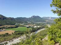 Paysages Ht Provence - Ht Alpes - Var - BDR  Vallée du Buech entre Sisteron et Ribiers depuis le plateau de Soleillet 1/2