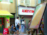 Sépia - Filtres - N&B partiel  Un jour d'été à Sisteron
