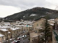 Sisteron - Premières chutes de neige  Vue sur la ville et le Molard