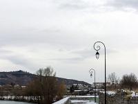 Sisteron - Premières chutes de neige  Promenade Louis Javel