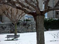 Sisteron - Premières chutes de neige  Au plan d'eau