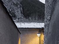 Sisteron - Premières chutes de neige  La nuit tombe ! ...