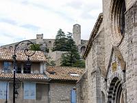 Sisteron  ND des Pommiers (XIIe)  - Cathédrale de style lombard-provençal - Entrée Ouest