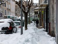 Sisteron sous la neige  Rue de Provence