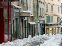 Sisteron sous la neige  Rue Droite Haute