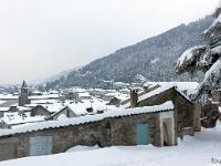 Sisteron sous la neige  Vue sur la ville