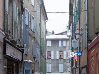 Sisteron sous la neige  Rue Mercerie