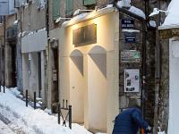 Sisteron sous la neige  Rue Mercerie