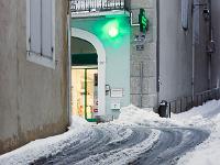 Sisteron sous la neige  Rue du Jalet