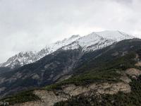 Vallée de l'Ubaye  Montagnes enneigées