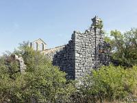 Le vieux Montsalier  Bel appareillage de pierre sur cette ruine (Sud/Ouest)