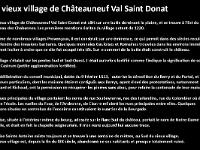 Châteauneuf-Val-St-Donat - Vieux village