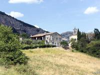 Saint Génis - 05  Vue sur l'église Saint Louis construite en 1874 ...