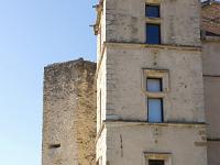 Château de Pierre de Glandevès (XIVe)  Tour de l'escalier et tour carrée Nord/Est