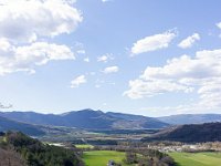 Sisteron : Collet - Virail - Marquise  Vue sur la vallée du Buech. En bas au centre, la bergerie du Virail ...