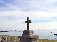 Croix  Bretagne - Morbihan - Ile d'Hoédic - Croix devant l'océan