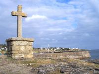 Croix  Bretagne - Morbihan - Croix près du port à Saint Guildas de Rhuis