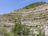 Gorges de la Méouge - Tour Pierre Grosse  Le paysage, très minéral ...