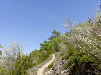 Gorges de la Méouge - Tour Pierre Grosse  Le sentier vers Pierre Grosse. Ca recommence à monter ! ...