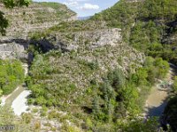 Gorges de la Méouge - Tour Pierre Grosse  Le Banc du Bouc (Ouest). Ici se trouvais jadis le 1er cimetière de Pomet, et bien avant, un oppidum ...