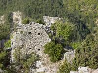 Gorges de Trévans  Abbaye fortifiée de Saint André (XIIIe) - Vestiges de la tour de guet 2/2