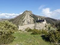 Citadelle de Sisteron  La Citadelle et la montagne de la Baume depuis le Collet