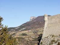 Citadelle de Sisteron  Vue sur la partie Ouest de la citadelle - Guérite du Buech