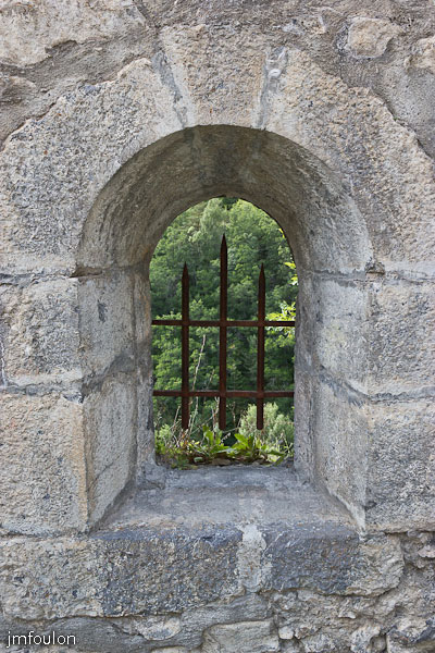 fort-savoie-045.jpg - Colmars-les-Alpes - Le Fort de Savoie - Ouverture dans la courtine Ouest.