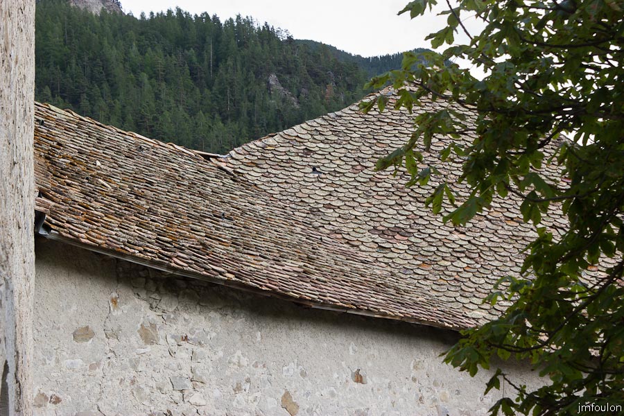 fort-savoie-048.jpg - Colmars-les-Alpes - Le Fort de Savoie - Toiture de la Tour Ronde.