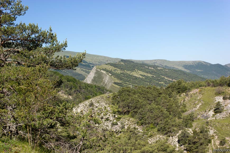 esparron-monges-059web.jpg - Au second plan: Le Puy (1367 m). Au loin de gauche à droite Jouère  (1726 m) et Montagne de Reynier (1387 m)
