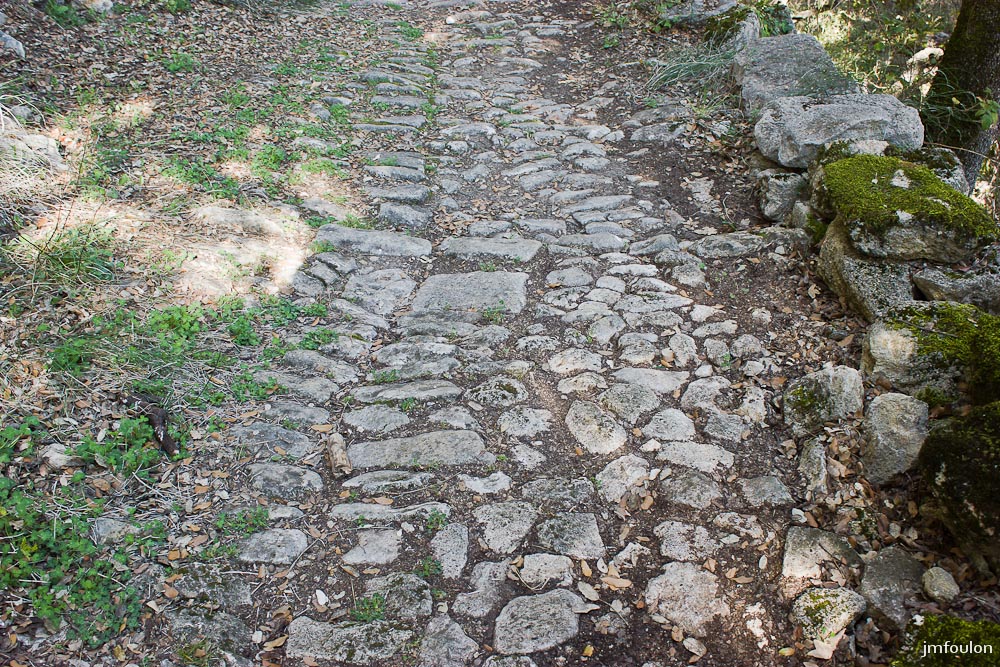 ganagobie-064-2.jpg - La calade est très bien conservée sur plusieurs dizaines de mètres