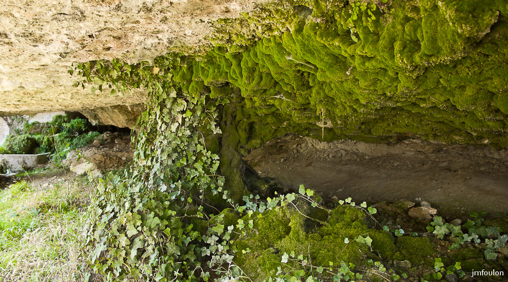 ganagobie-069-2.jpg - Mousses sous la Baume. A gauche, le bassin vu précédemment