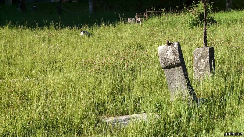 la-motte-cimetiere-05web.jpg - Vue sur le centre du cimetière. Certaines tombes sont couchées ou sous l'herbe grasse