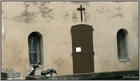 rue-jalet-couvent-05web.jpg - Rue du Jalet - Entrée actuelle donnant sur l'ancienne chapelle des Clarisses, toujours lié au culte de nos jours