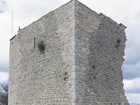 Lachau - Tour du Riable (XIIe)  Tour du Raible (XIIe) Angle des murs Nord et Est