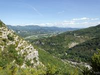Rando à Mongervis (Sisteron)  Vue vers l'Est et la vallée de la Durance