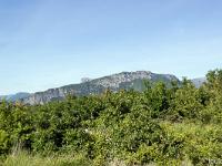 Rando à Mongervis (Sisteron)  La Baume et derrière à gauche Hongrie et le sommet de Gache (au centre)