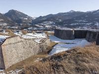 Place forte de Mont Dauphin - XVIIe  Bastion Royal et demi-lune de Berry